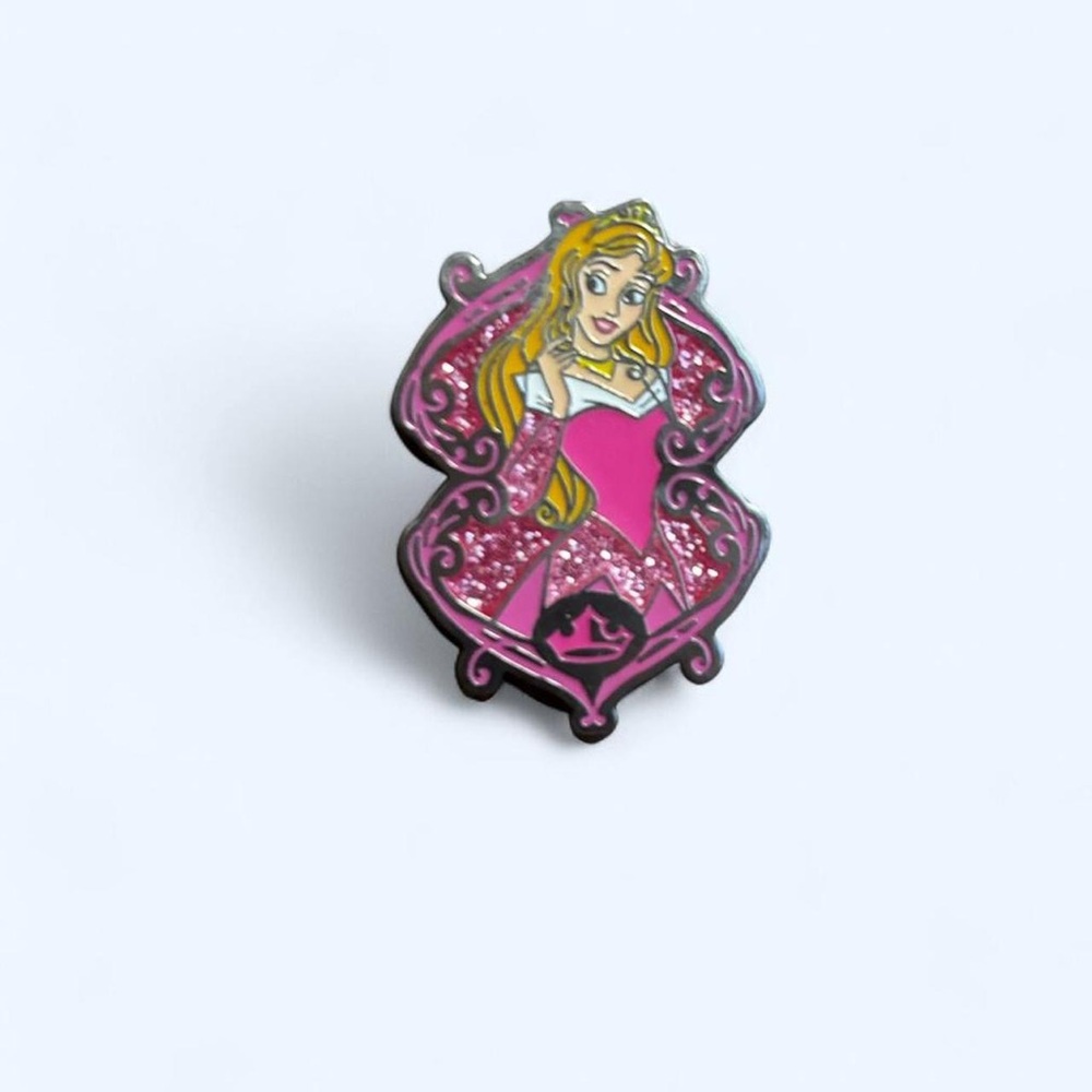 Pink Princess Aurora Enamel Pin